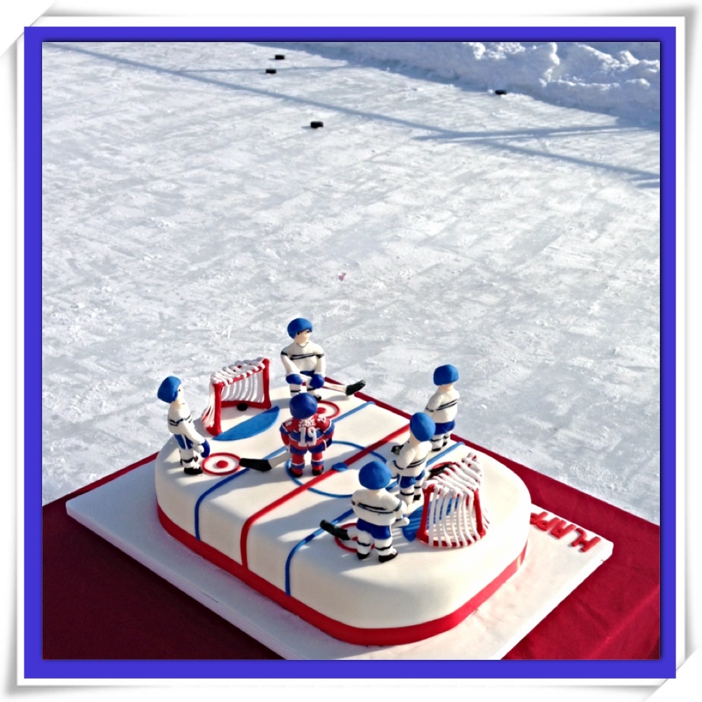 montreal canadians cake