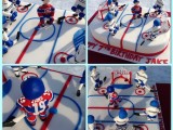 hockey rink cake