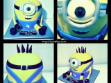 minion sculpture cake